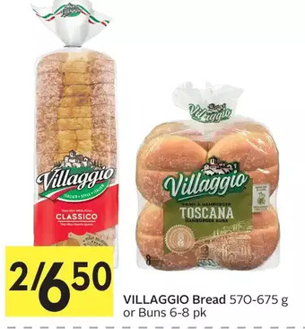 Foodland Villaggio bread or buns offer