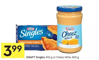 Foodland Kraft singles or cheez whiz offer