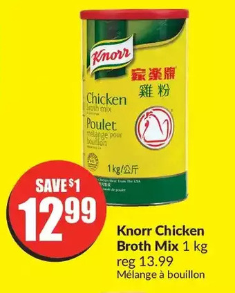 FreshCo Knorr chicken broth mix offer