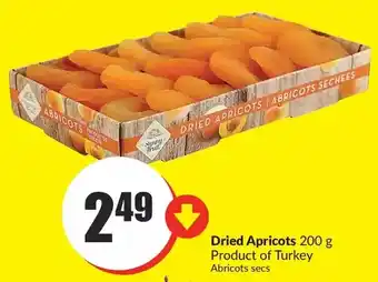 FreshCo Dried apricots offer