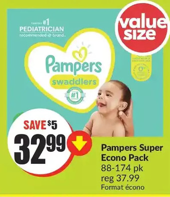 FreshCo Pampers super econo pack offer