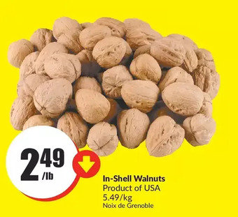 FreshCo In-shell walnuts offer