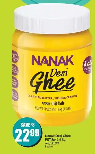FreshCo Nanak desi ghee pet jar offer