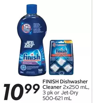 Sobeys Finish dishwasher cleaner or jet-dry offer