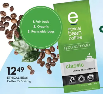 Sobeys Ethical bean coffee offer