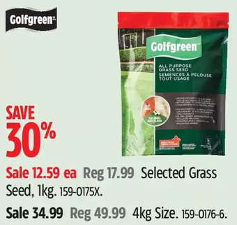 Canadian Tire Grass seed offer