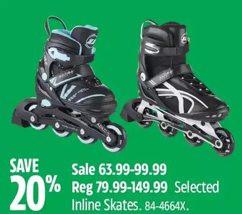 Canadian Tire Inline skates offer