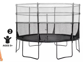Canadian Tire Space zone 12' trampoline and enclosure offer