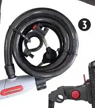 Canadian Tire Releigh rubberized bike key lock offer