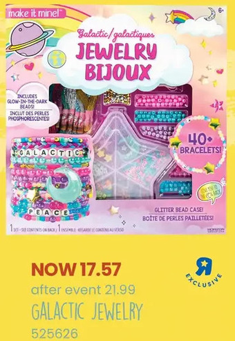 Toys R us Make it mine galactic jewelry - r exclusive offer