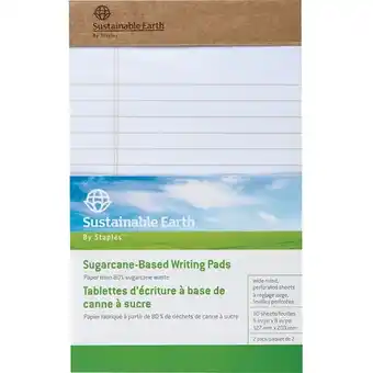 Staples Eco friendly paper pads offer
