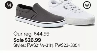 Mark's Women's + men's shoes + sandals offer