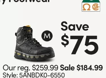 Mark's Dakota safety footwear offer