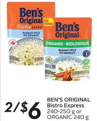 Ben's original bistro express or organic