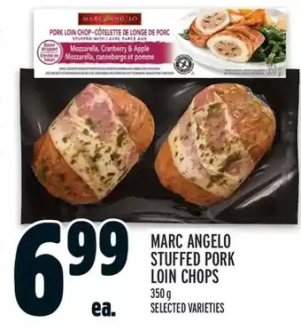 Metro Marcangelo stuffed pork loin chops offer