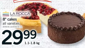 Fortinos La rocca 8 cakes offer