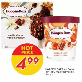 Sobeys Urban Fresh Häagen-dazs ice cream or novelties offer