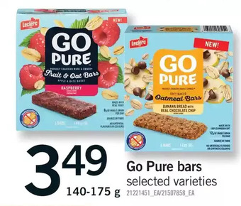 Fortinos Go pure bars offer