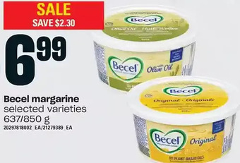 Loblaws Becel margarine offer