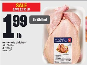 Zehrs Markets Pc® whole chicken offer