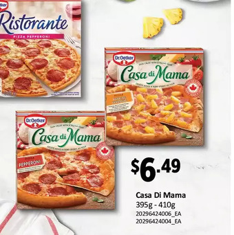 Fortinos Dr. oetker casa di mama offer