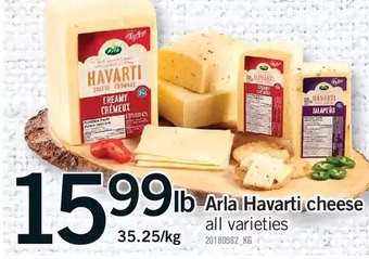 Fortinos Arla havarti cheese offer