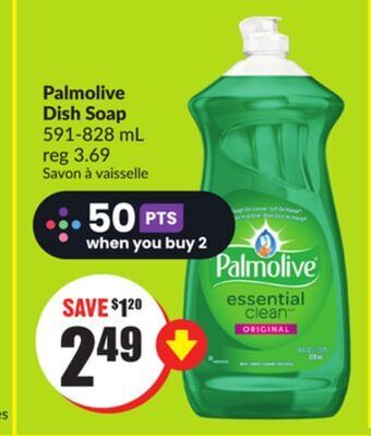 FreshCo Palmolive dish soap 591-828 ml offer