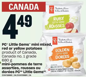 Independent Grocer Pc little gems mini mixed, red or yellow potatoes offer