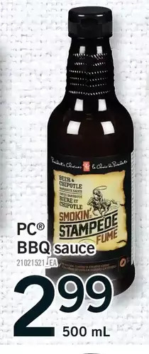 Fortinos Pc bbq sauce offer