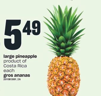 Valu-mart Gros ananas offer