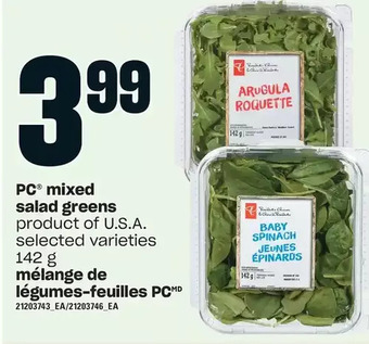 Independent Grocer Pc mixed salad greens offer