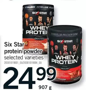 Fortinos Six star protein powder offer
