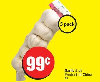 FreshCo Garlic 5 pk product of china offer