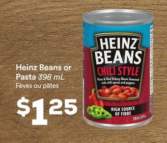FreshCo Heinz beans or pasta 398 ml offer