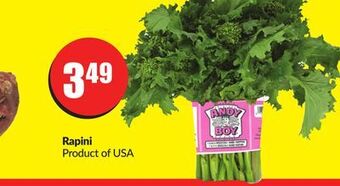 FreshCo Rapini product of usa offer