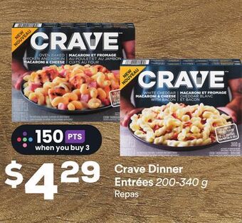 FreshCo Crave dinner entrées 200-340 g offer
