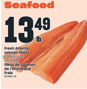 Valu-mart Filets de saumon de l'atlantique frais offer