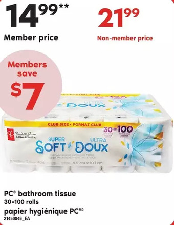 Independent Grocer Pc bathroom tissue offer