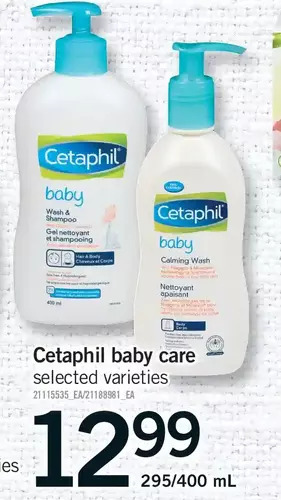 Fortinos Cetaphil baby care offer
