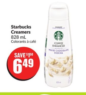 FreshCo Starbucks creamers 828 ml offer