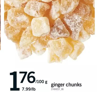 Fortinos Ginger chunks offer