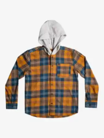Quiksilver Boy's 8‑16 halidon hooded long sleeve shirt offer