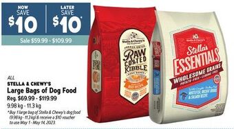 Ren’s Pets Depot Stella & chewy's large bags of dog food offer
