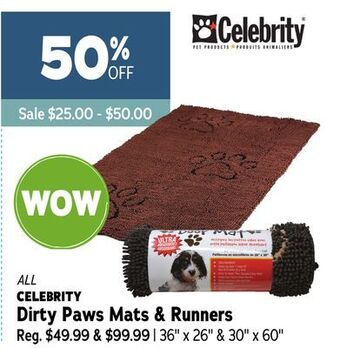 Ren’s Pets Depot All celebrity dirty paws mats & runners offer