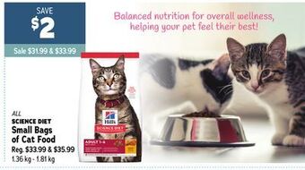 Ren’s Pets Depot Science diet small bags of cat food offer