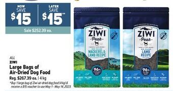 Ren’s Pets Depot All ziwi large bags of air-dried dog food offer