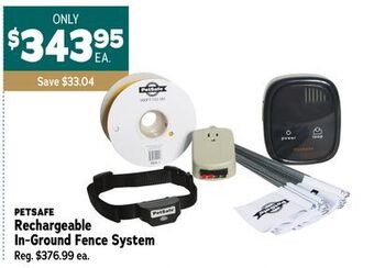 Ren’s Pets Depot Petsafe rechargeable in-ground fence system offer