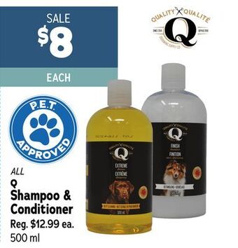Ren’s Pets Depot All q shampoo & conditioner offer