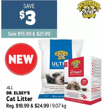 Ren’s Pets Depot Dr. elsey's cat litter offer