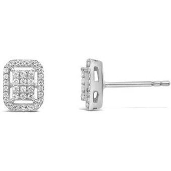 Charm Diamond Bouquet 10k white gold 0.25ctw diamond fashion stud earrings offer